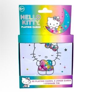 Hello Kitty Playing Cards With Storage Case